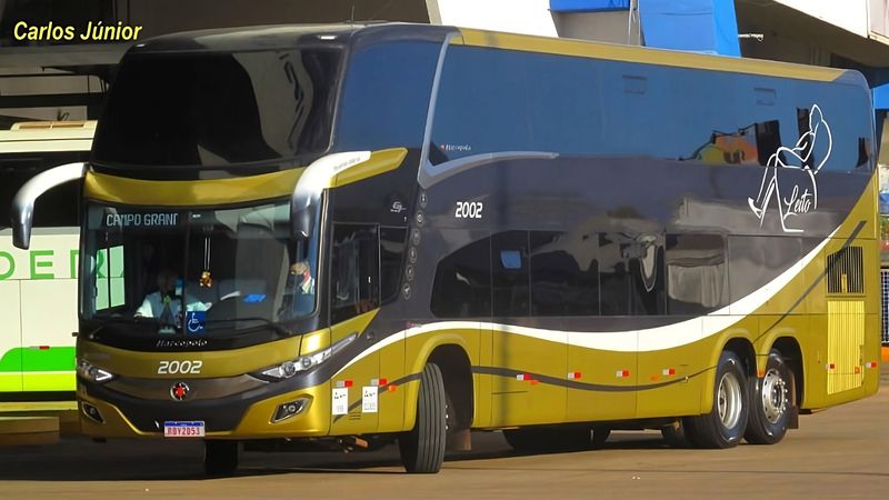 Parte Externa do Ônibus Executivo - Aluguel de Ônibus em Goiânia